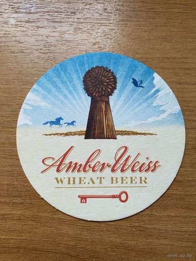 Подставка под пиво Amber Weiss No 2