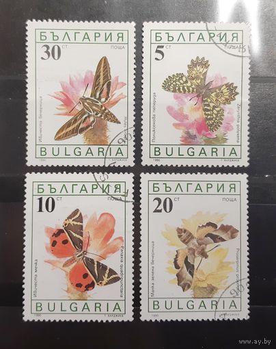 Болгария. 1990 год. Фауна. Бабочки (164)