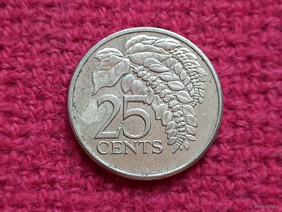 Тринидад и Тобаго 25 центов 2004 г.
