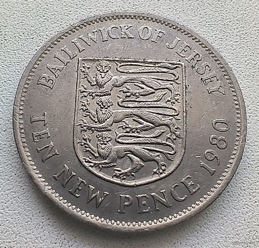 Джерси 10 Пенсов, 1980 6-12-18
