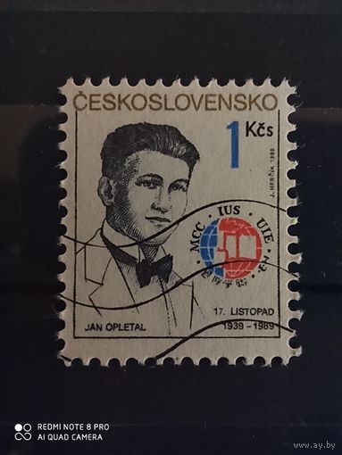 Чехословакия 1989. 50 летие дня студента. Полная серия