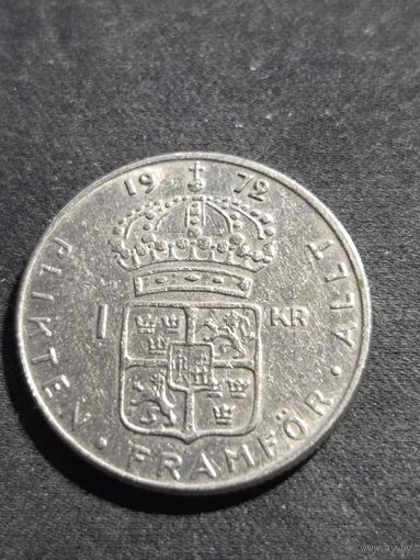 Швеция 1 крона 1972