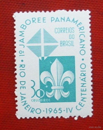 Бразилия. Слёт скаутов. ( 1 марка ) 1965 года. 6-16.
