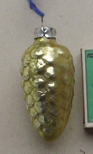 Ёлочная игрушка. Шишка. Д-29.
