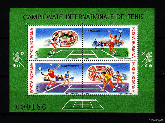 Румыния 1988 Спорт Теннис   MNH