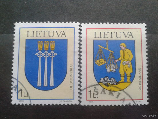 Литва 2005 Гербы городов Полная серия