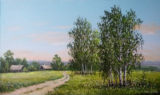 Картина маслом"Летний полдень"
