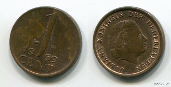 Нидерланды. 1 цент (1969)