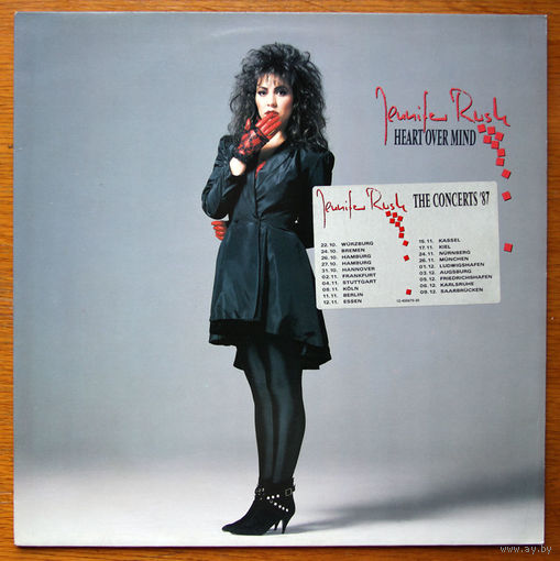 Jennifer Rush "Heart Over Mind" LP, 1987