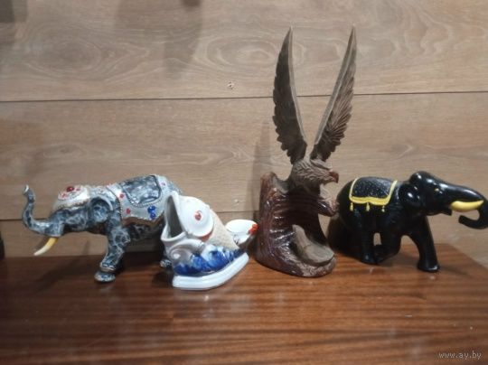 Два слона .рыбка орел с 1 рубля
