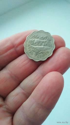 10 центов 1975 г. Багамские острова.