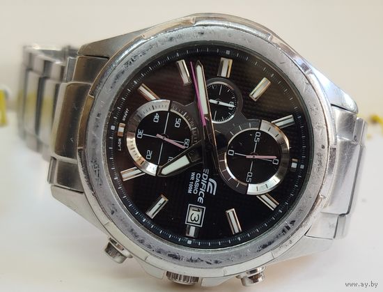 Часы "Casio" корпус нерж.Сталь,хронограф