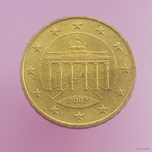 Германия 10 центов 2002 J