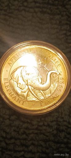 Сомали 100 шилингов 2018 год.999.9 Серебро!!!