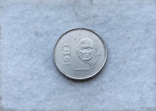 Werty71 Мексика 10 песо 1986