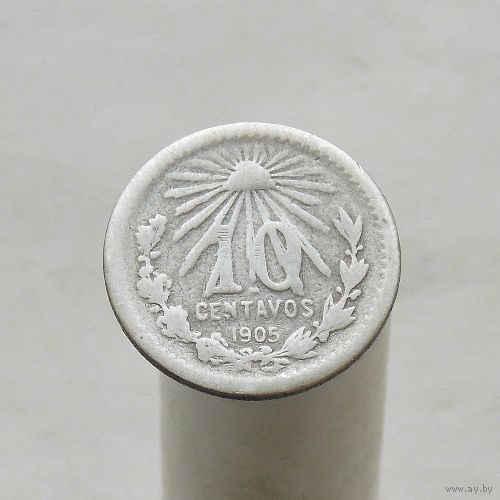 Мексика 10 сентаво 1905