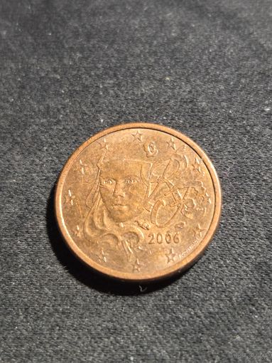 Франция 1 евроцент 2006
