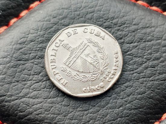 Куба. 5 сентаво 2000. Брак, раскол, выкрошка. Торг.
