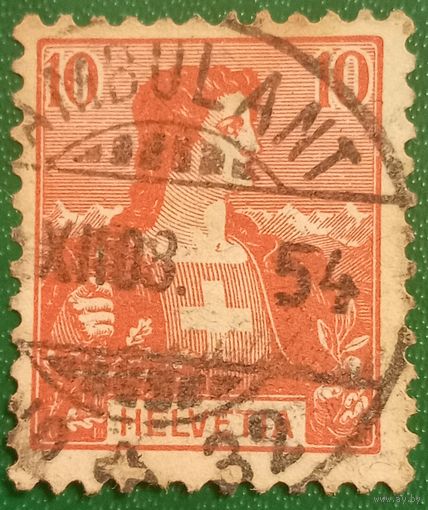 Швейцария 1862. Сидящая Гельвеция