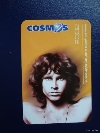 Календарик 2002 г.  COSMOS.