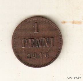 Финляндия 1 пенни 1916