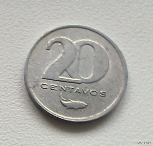 Кабо-Верде 20 сентаво, 1977. 4-2-3