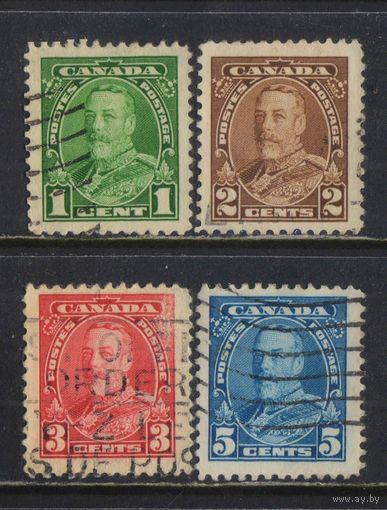 GB Доминион Канада 1935 GV Стандарт #184,185,186,188