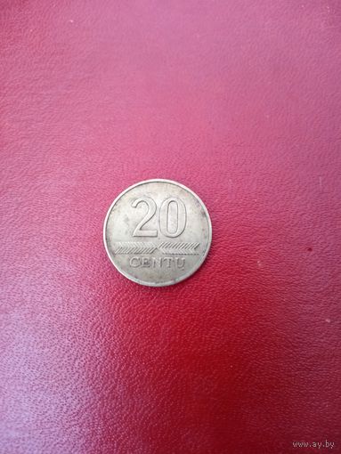20 центов 1998 Литва