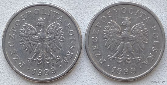 Польша 20 грошей 1999 г. Цена за 1 шт.