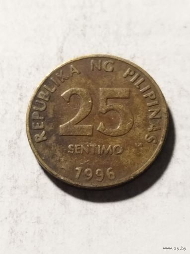 Филиппины 25 сентим 1996