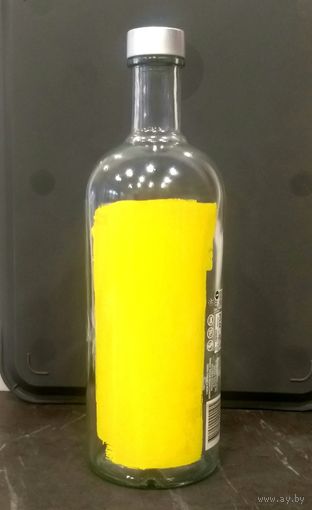 Бутылка * Водка * ABSOLUT CITRON* АБСОЛЮТ ЦИТРОН * Швеция * 1 литр * Высота 28 см * Диаметр 8.5 см