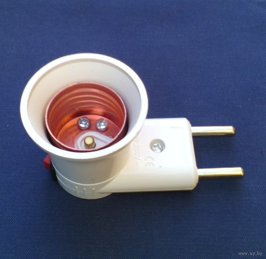 Светильник-ночник Е14 EKF белый с 1 рубля