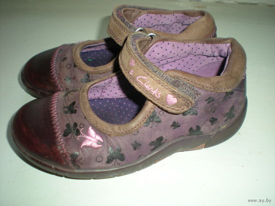 Туфли т.м. Clarks р. 25 нат. кожа