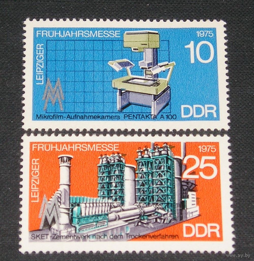 ГДР, 1975 Ярмарка Лейпциг Техника Полная серия **