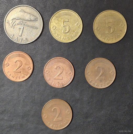 Латвия, монеты