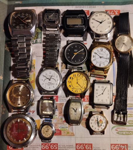 Кучка часов на восстановление. Одним лотом.