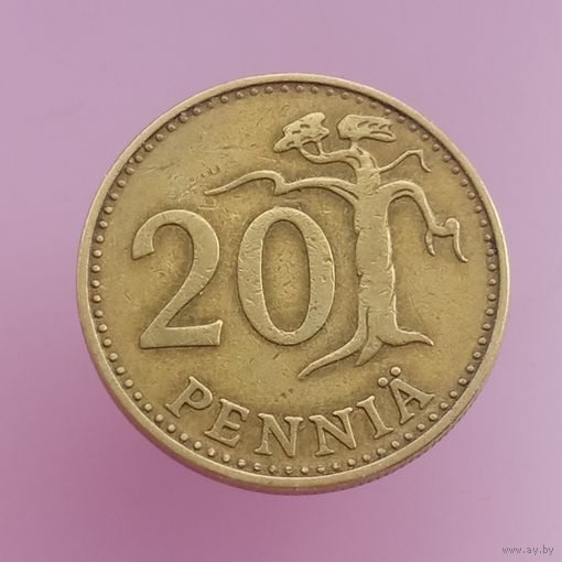 Финляндия 20 пенни 1963
