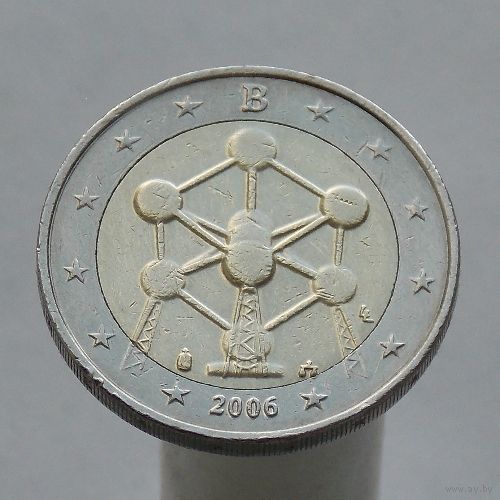 Бельгия 2 евро 2000 ( Атомиум )