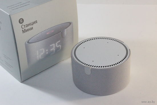 Умная колонка Яндекс Станция Мини 2 с часами