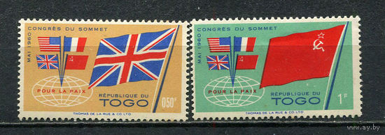 Того - 1960 - Флаги - 2 марки. MNH, MLH, MH.  (Лот 48HA)-T4P45
