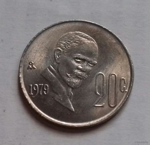 20 сентаво, Мексика 1979 г.