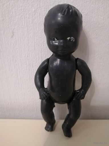 Негритенок. Редкий пупс СССР. 13 см
