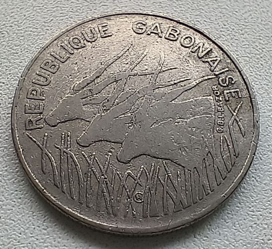 Габон 100 франков, 1971  3-13-23