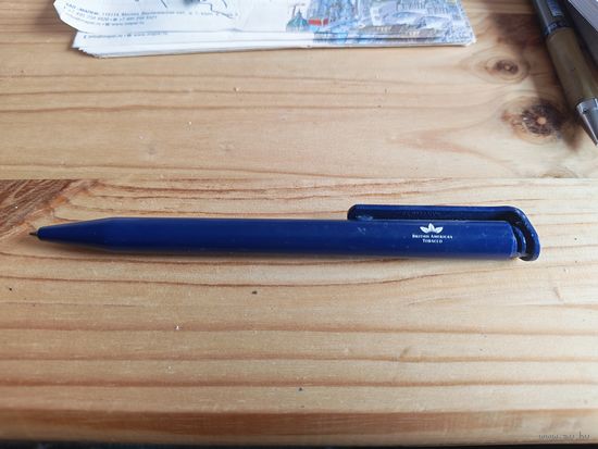 Фирменная колекционная ручка шариковая бу англо американский табак