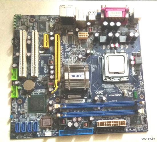 Материнская плата (материнка) Foxconn n15235, сокет LGA 775, процессор Intel Pentium E6700