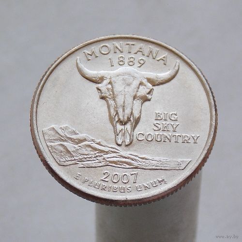 США 25 центов 2007 P Монтана