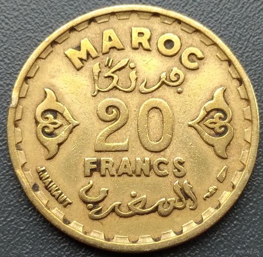 Марокко 20 франков 1371 (1952). Возможен обмен