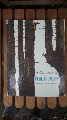 Книга Год в лесу.1980г.