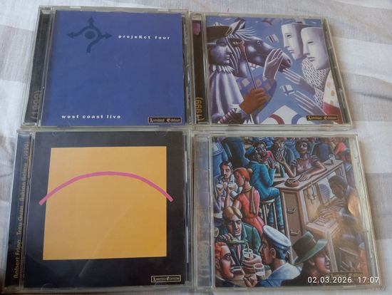 ProjeKct 1-4 ( King Crimson) live. 4 CD