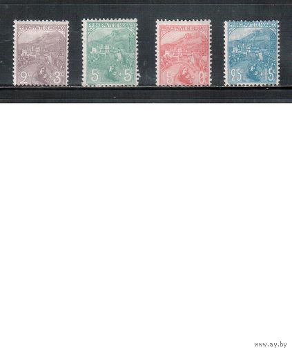 Монако-1919(Мих.27-30)   *  ,  Стандарт, Помощь сиротам